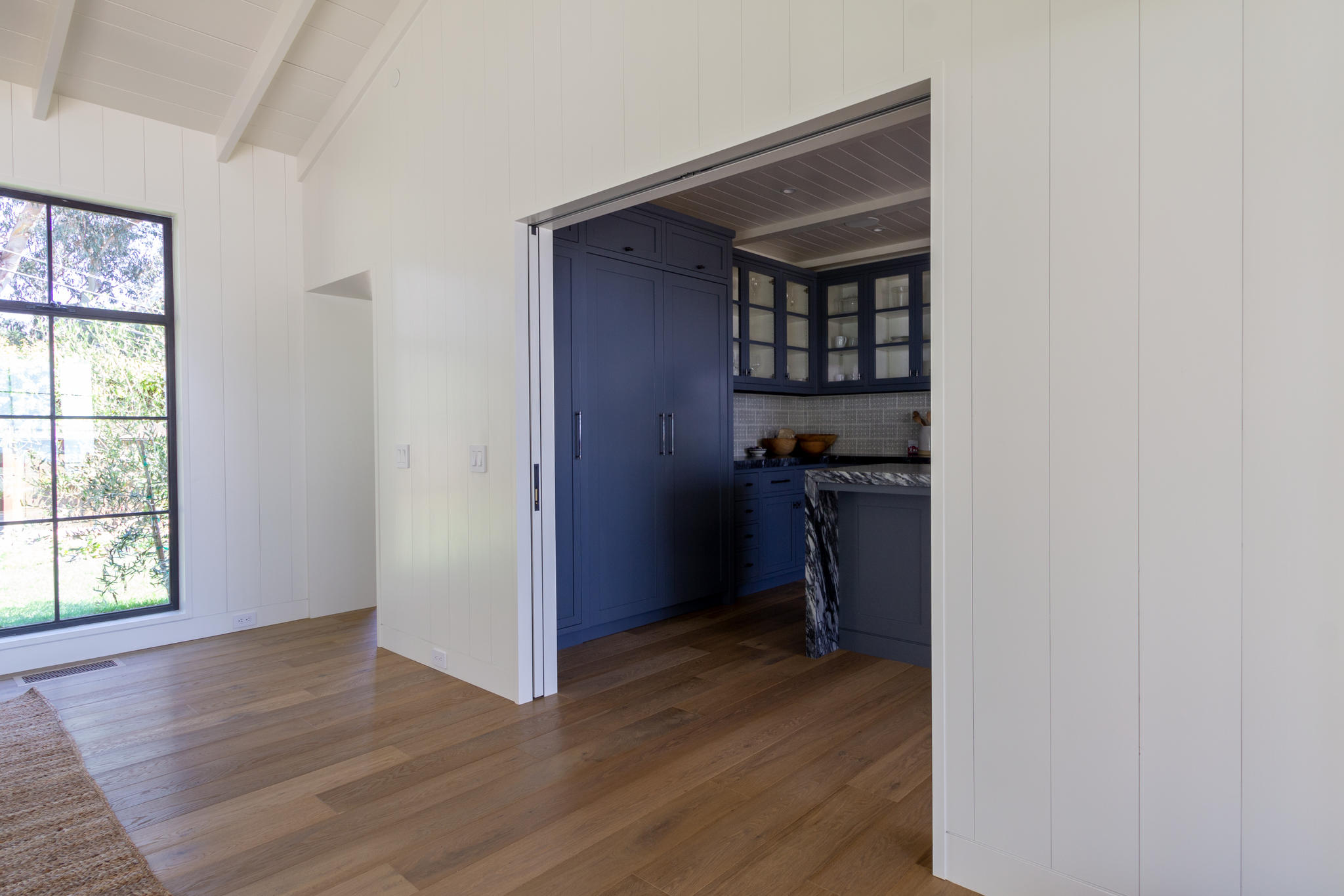 Double Pocket Door in a home